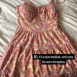 Floral Peach Sundress